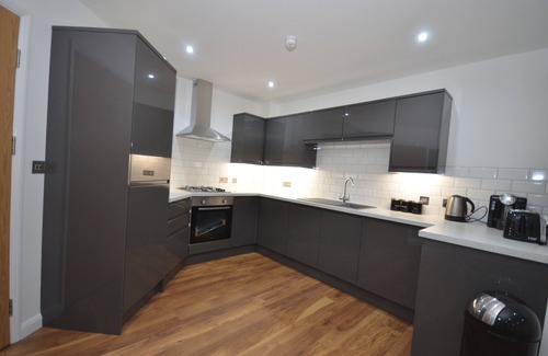 Aberystwyth Apartment | Modern luxury apartment overlooking the rooftops of Aberystwyth, Wales