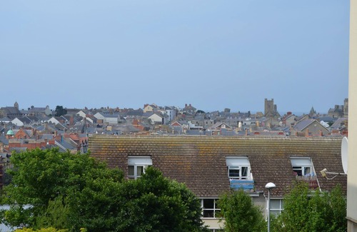 Aberystwyth Apartment | Modern luxury apartment overlooking the rooftops of Aberystwyth, Wales