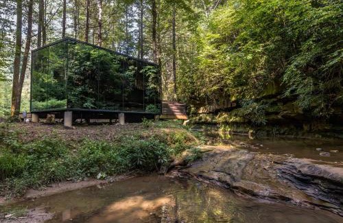 Campton House | Modern Mirror Home w/Hot-tub - “Glass House” #1