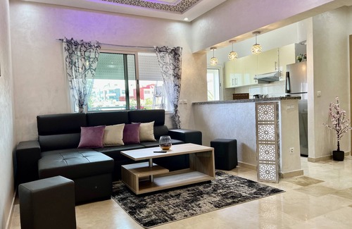 Mohammedia Apartment | Modern Moroccan Style 1 Bedroom Apt - PS4 -WiFi.