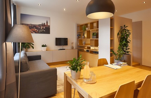 Josefov Apartment | Modern Old Town Apartment In Art Deco House