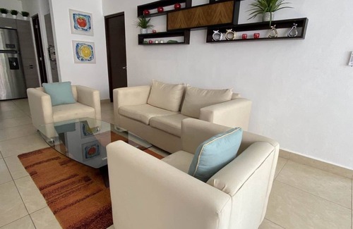 Villa Juarez Condo | Modern Penthouse, 3 bedrooms Private Rooftop with Jacuzzi, Ocean Views