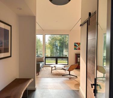 Waterbury Center House | Modern Retreat with Sauna between Stowe and Waterbury
