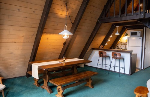 Camp Connell Cabin | Modern Rustic Lofted A-frame+Spacious Deck+Great Views+Central Heat+Wood Stove