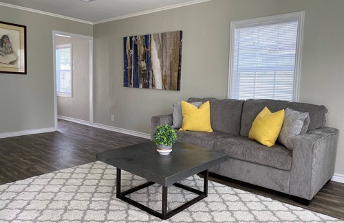 Texas City House | Modern Two Bedroom House near Galveston. Perfect for fishing, shopping, family.