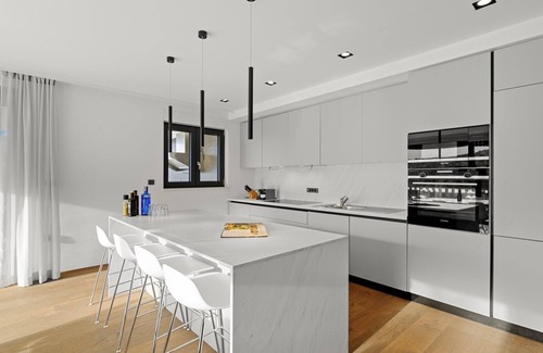 Bakarac Villa | Modern Villa Adria Blue with heated pool