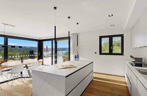 Bakarac Villa | Modern Villa Adria Blue with heated pool