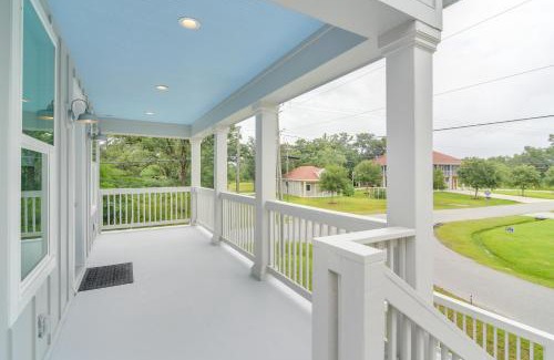 Waveland House | Modern Waveland Home with Deck - Walk to the Beach!