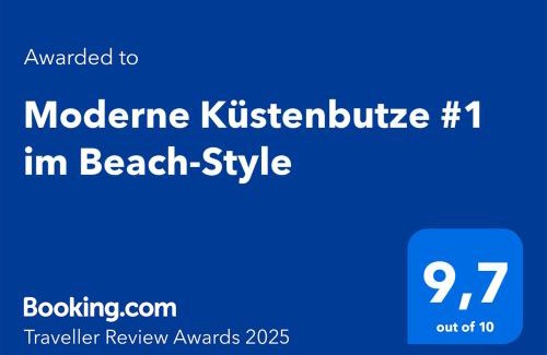Mildstedt Apartment | Moderne Küstenbutze #1 im Beach-Style