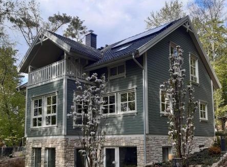 Schwielowsee Apartment | Moderne Wohnung im skandinavischen Stil am Waldrand