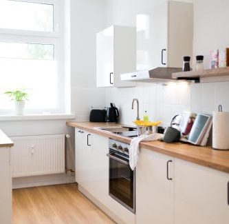 Eberswalde Apartment | Modernes Apartment Lieblingsfleck I 2 Schlafzimmer I 4 Betten I Zentrumsnah