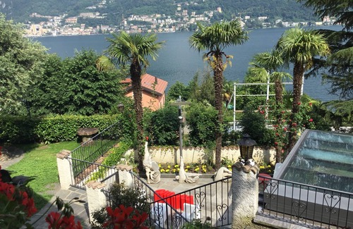 Melide House | "Mon Amour" appartement in villas vue lac avec jardin et piscine