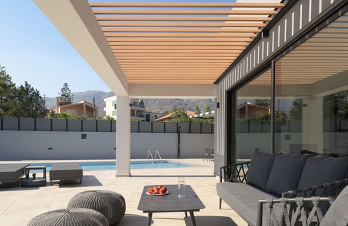 Lefkogeia Villa | Monti Luxury Villa, with Heated Pool & Hot Tub