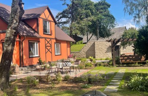 Bigaunciems House | More Holiday Cottage M, 85 meters to the beach with large garden