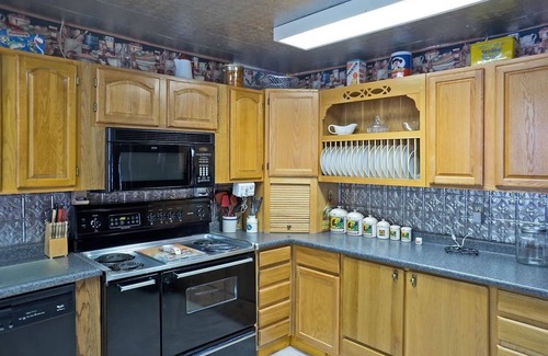 Alpine Village House | Mountain View Home on 2 Acres w/Wrap-Around Deck, WiFi, W/D - Great for ATVs