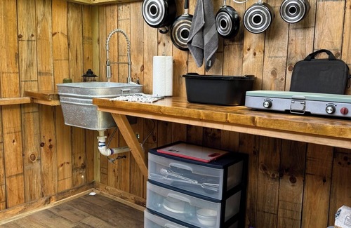 Moravian Falls RV Rental | Mountaintop Glamping Tent at Growing Faith Farms