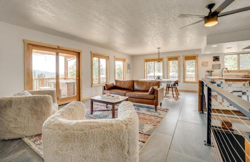Republic House | Mtn-View Getaway with Spacious Deck in Republic!