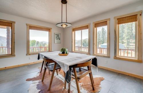 Republic House | Mtn-View Getaway with Spacious Deck in Republic!