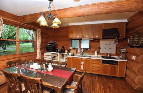 Nasu House | Nasu no Mori Log House | Clear stream wood stove - Nasu handmade log house/Nasu-gun Tochigi