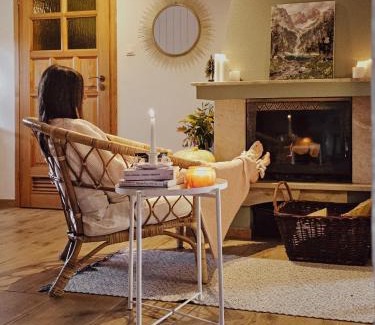 Niedzica Ski Chalet | Nasza Chata Na Końcu Świata - bania z jacuzzy, palenisko, kominek, planszówki