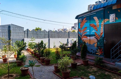 Sanganer House | Nature Friendly 2-bedroom house in vibrant Jaipur with AC, WiFi
