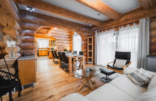 Olbronn House | Naturstammhaus mit Sauna, coffee and tea for free