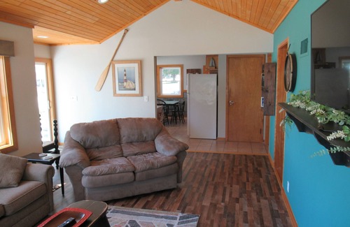 Ventura House | Nautical lakeview home with boat launch across the street from your rental home.