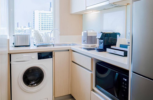 Huai Khwang Condo | Near BKK Hospital/2Br/Monthly