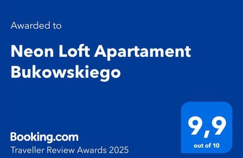 Bialystok Apartment | Neon Loft Apartament Bukowskiego