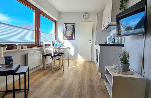 Maasholm-Bad Apartment | Nette Kleine Studiowohnung Nur 400m zum Strand. 1 Hund Erlaubt