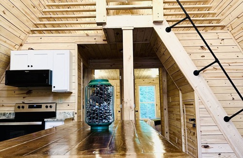 Clarkson Cabin | NEW A-Frame Stay Awhile near Mammoth Cave National Park & <1 mi to Nolin Lake!