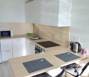 Ruzinov Apartment | New air-conditioned apartment 5 minutes by walk from the airport with free garage parking