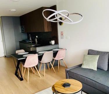 Ruzinov Apartment | NEW apartment with free garage parking near the airport
