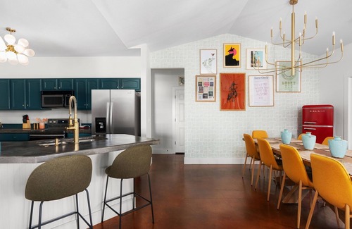 Apache Shores House | New Austin Luxe Retreat with Heated Pool+Arcade+Theater+Fire Pit