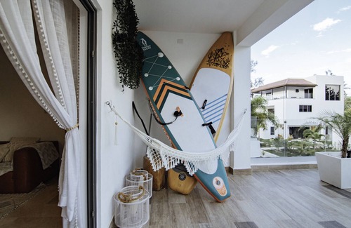 Las Terrenas Condo | New Boho-Chic Beachfront Penthouse w/Dior inspired Rooftop Oasis & Infinity Pool