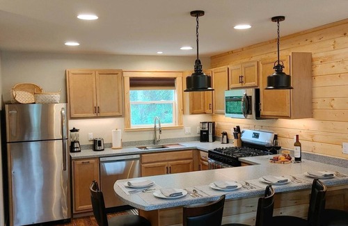Soldotna Cabin | New Cabin and 150' of Private Kenai Riverfront fishing.