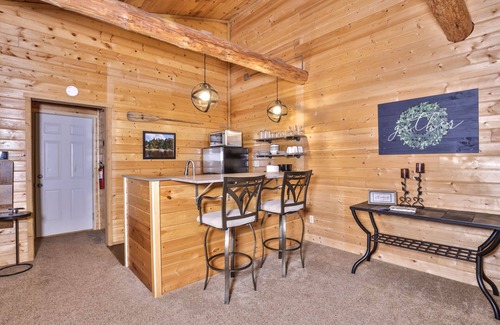 Watersmeet Apartment | NEW! Charming cabin on Cisco Chain of Lakes
