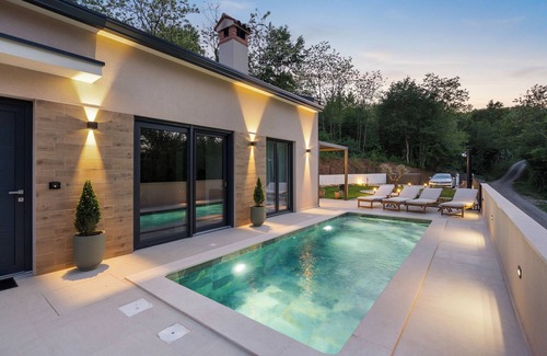 Sveta Katarina Villa | NEW Charming Villa Harmonia with Heated pool,Indoor Jacuzzi surrounded by nature