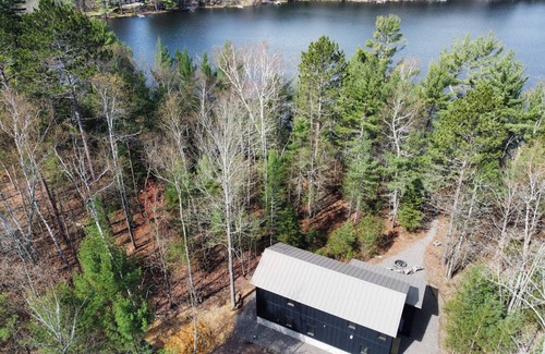 Land O Lakes Cabin | New Construction on private, lakefront in the Northwoods!