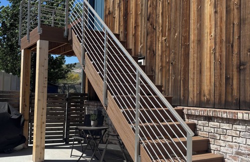 Salt Lake County Apartment | New Cozy Bluffdale Stay -Sleeps 4-Quiet, Patio, Full Kitchen, Near Freeway