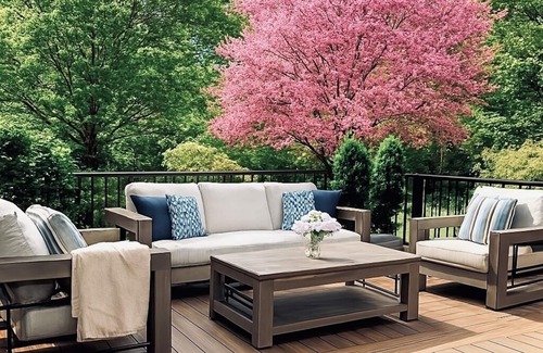 Westhampton House | NEW DECK! Private 1 Acre Family Friendly Home - Heated Pool, Home Office & Gym