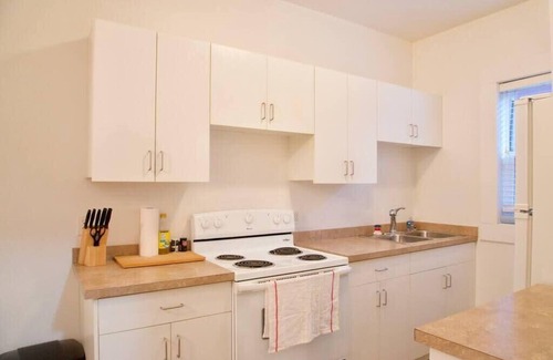 Moose Jaw Apartment | NEW Downtown MJ Parking Near Tunnels, Casino & Spa Coffee