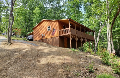 Dixie Shores Cabin | NEW LISTING! Mountain Cabin Getaway with a fire pit,WiFi, Dish Network,Dogs OK