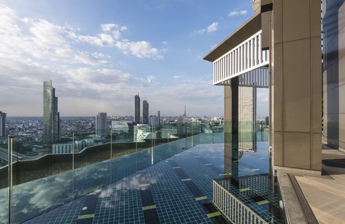 Yan Nawa House | NEW * Luxurious 2BrPenthouse 33th floor-Netflix-on the BTS with river view balcony