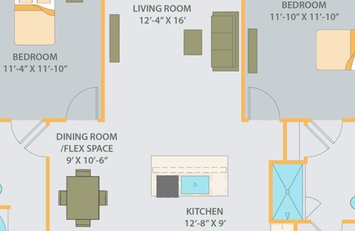 Deerwood Apartment | New luxury 2 bedroom, 2 bathroom near Beaches, Shopping, and Hospitals (2431)