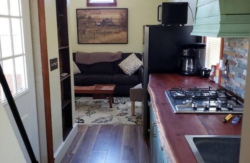 Howey-in-the-Hills House | New luxury Tiny House(s) on 6 acres with horses. Sunsets,fire pit, & Hot tub.