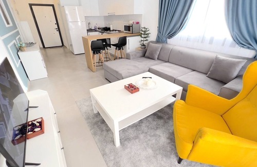 Trikomo Apartment | New spacious apartment 1 + 1 luxury class in the best beach complex