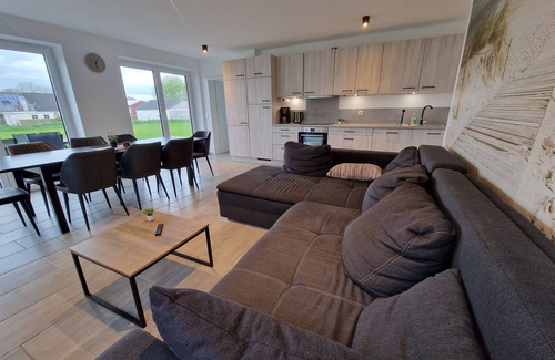 Schulp House | New town villa Flut for up to 14 people near the North Sea in a peripheral location with dog