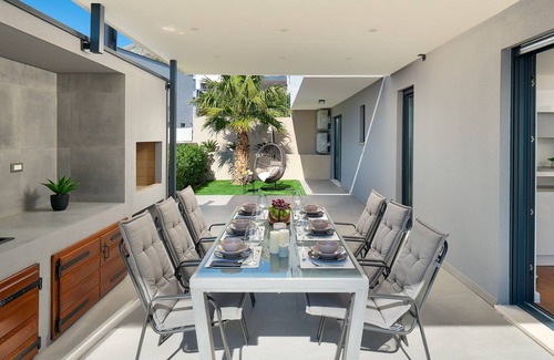 Strozanac Villa | NEW!! Villa Viginti 18 w/Heated Pool + Jacuzzi w/Sea View