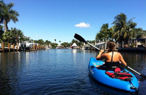 North Corals House | New! Waterfront Heated Pool & Jacuzzi 2 mi to Beach - Fishing Pier Relaxing SPA & Hammock